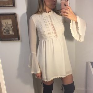 H&M Lace Bell Sleeved Dress